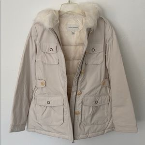 Banana Republic puffer safari style coat.  Size M
